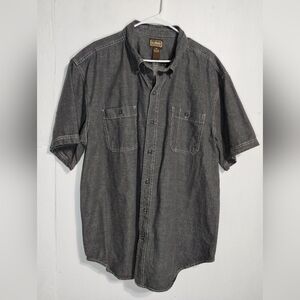 Schmidt Workwear Dark Gray Button Down Shirt XXL